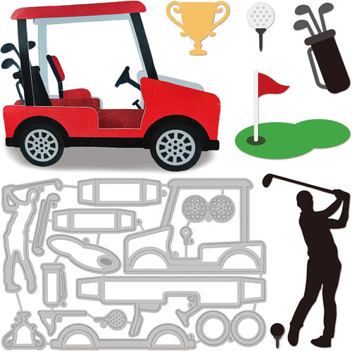 Golf cart cutting dies - golf, diy